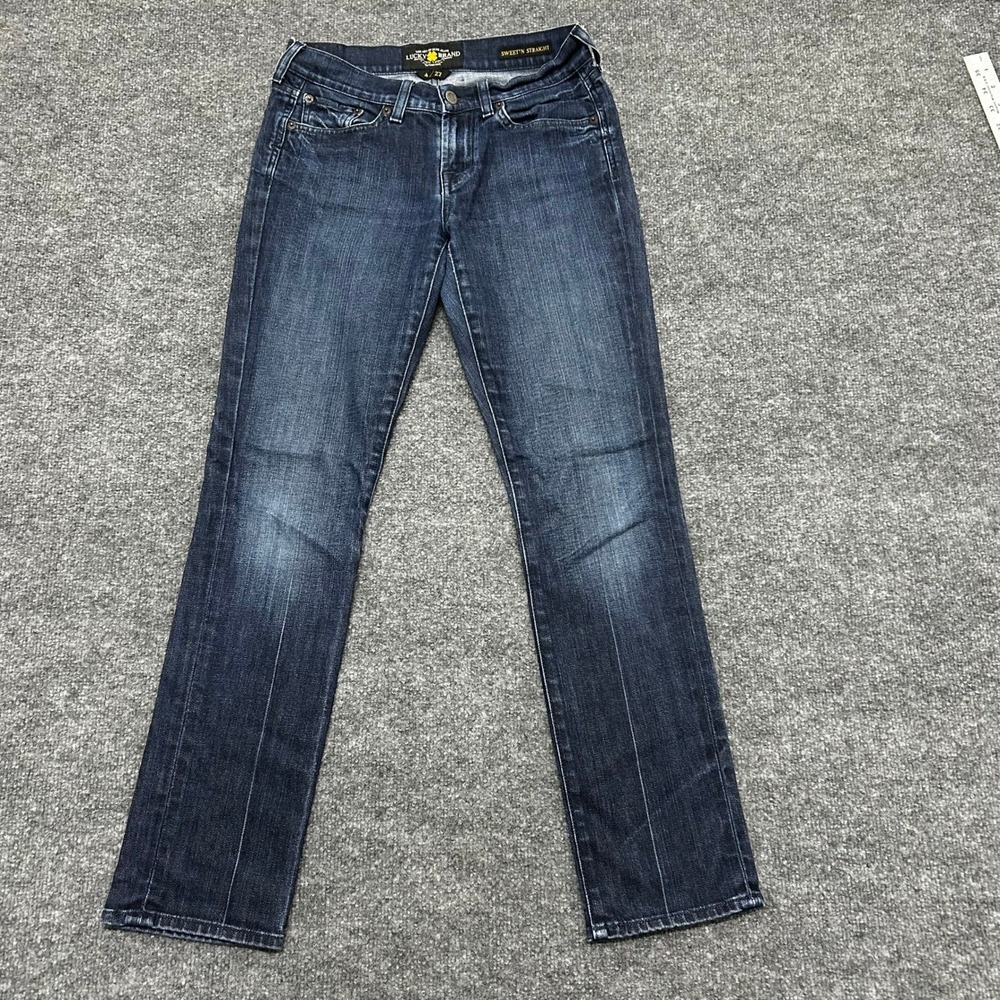 Lucky Brand Jeans Womens Size 4/27 Dark Wash Sweet N Straight Casual Denim Pants